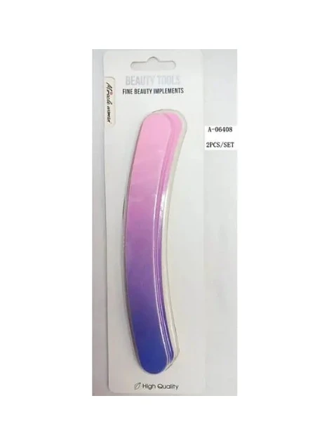 Pila Unghii 2 Pcs, Burete + Pvc + Smirghel   A- 06408 WEI